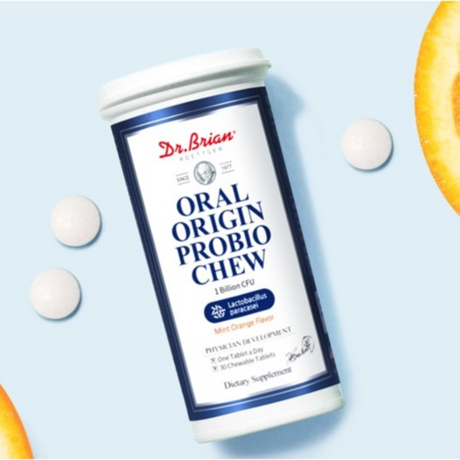 Жевательный пробиотик Dr. Brian Oral Origin, 21 г, 30 таблеток, 1 упаковка