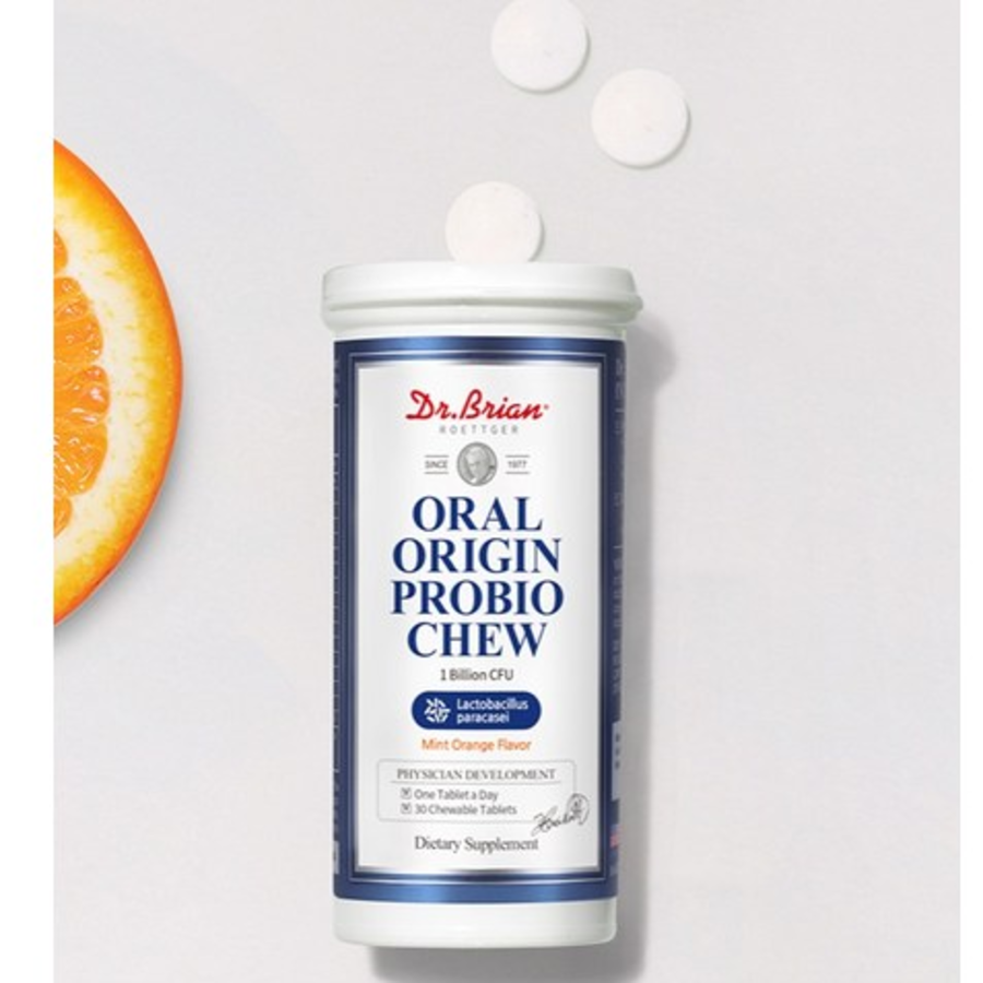Жевательный пробиотик Dr. Brian Oral Origin, 21 г, 30 таблеток, 1 упаковка