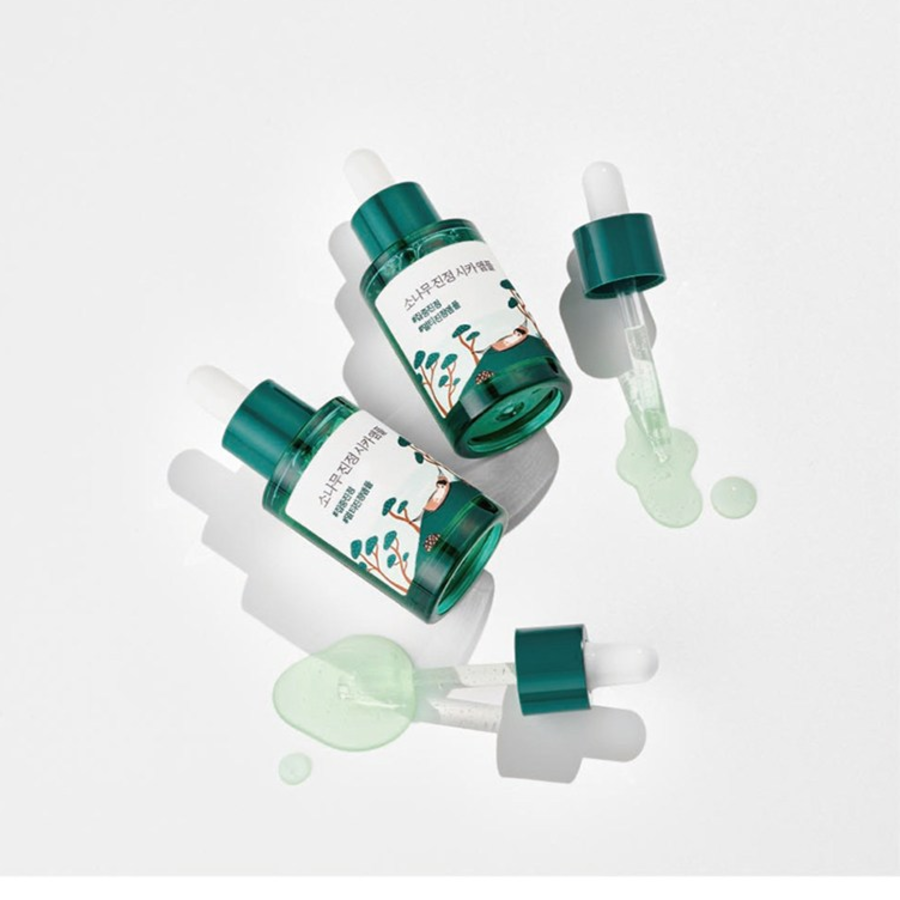 Успокаивающая ампула с экстрактом сосны и сика ROUND LAB Pine Calming Cica Ampoule, 30 мл