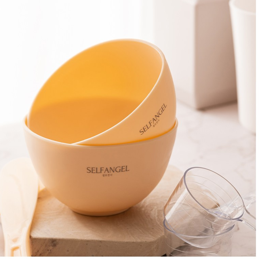 Self Angel Modeling Pack Tool Set – набор инструментов для моделирующих масок: миска, шпатель, мерный стаканчик и спонж (случайный цвет)