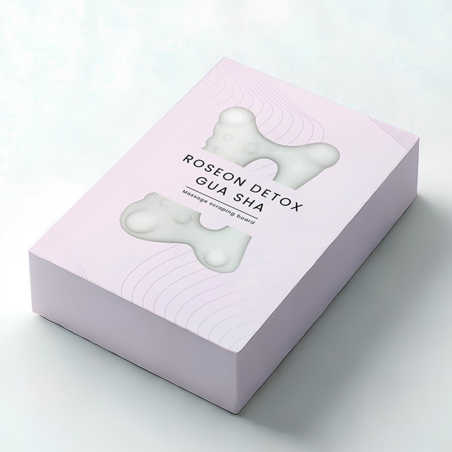 Roseon Detox Body Face Gua Sha – массажер для лица и тела, цвет слоновой кости