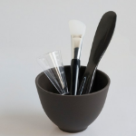 MakeGreat Modeling Pack Tool 4-Piece Set – силиконовые инструменты премиум-класса для нанесения масок, черный