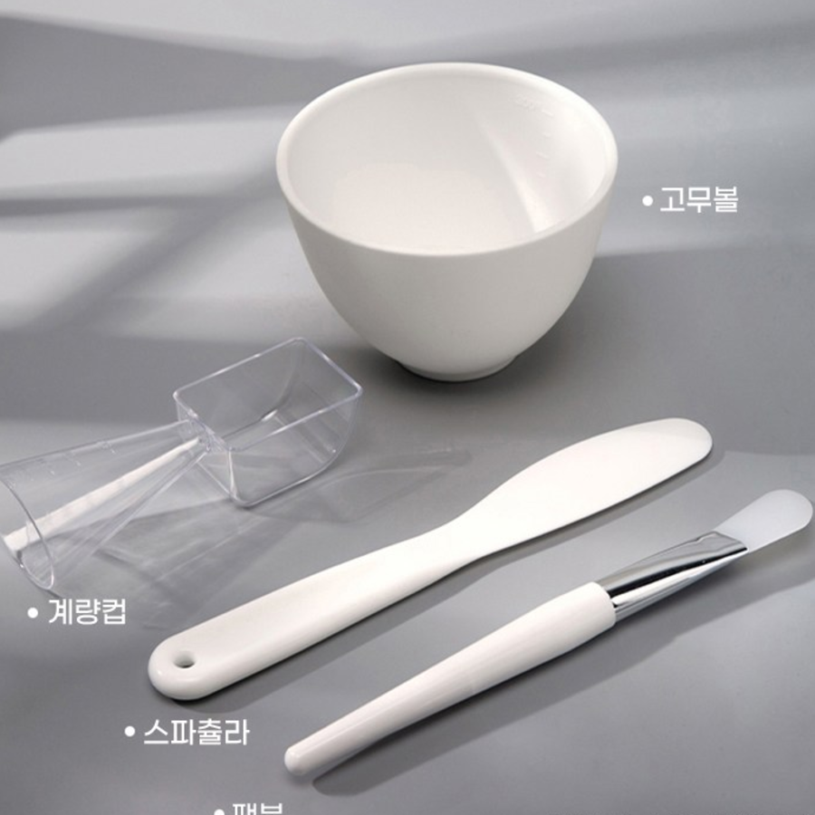 MakeGreat Modeling Pack Tool 4-Piece Set – силиконовые инструменты премиум-класса для нанесения масок, черный