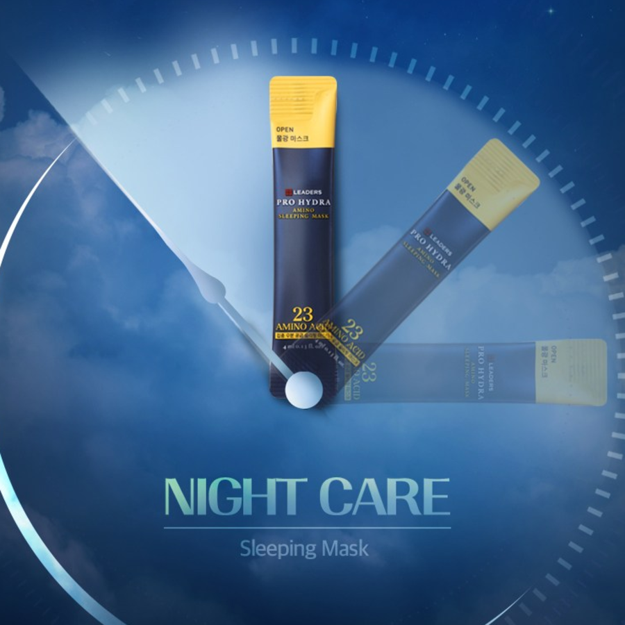 Leaders Pro Hydra Amino Sleeping Mask - ночная маска для лица, 4 мл