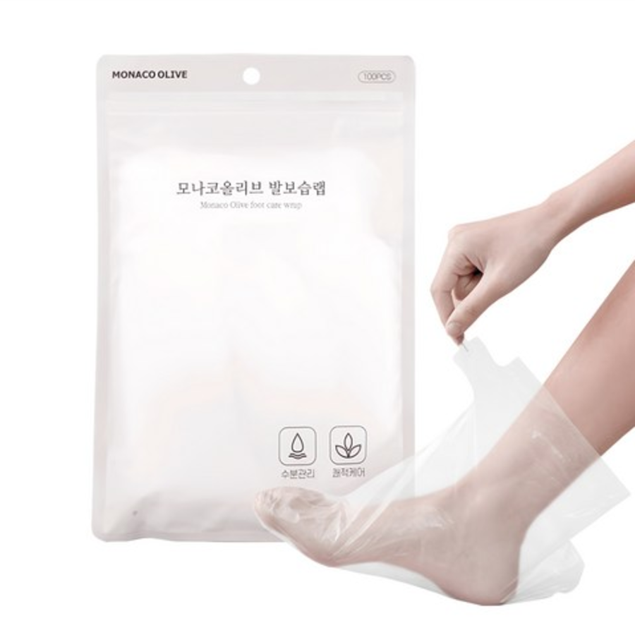 Monaco Olive Foot Moisturizing Sanitary Wrap – увлажняющая гигиеническая маска для ног, 1 шт