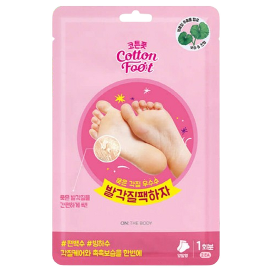 On The Body Cotton Foot Peeling Mask – пилинг-маска для ног, 1 шт