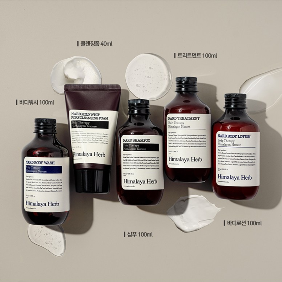 NARD Travel Kit 5 Items + Cotton Pouch – дорожный набор из 5 предметов с хлопковым чехлом, 1 комплект