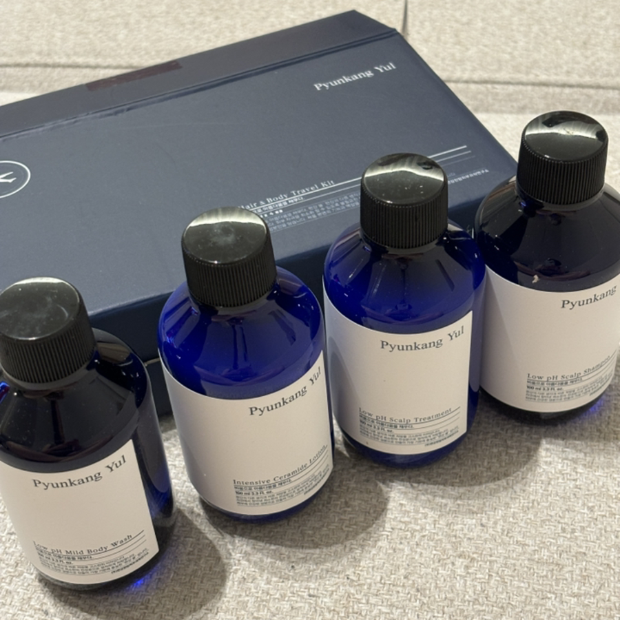 Pyunkang Yul Hair & Body Travel 4-piece Kit – дорожный набор для ухода за волосами и телом из 4 предметов, 1 комплект