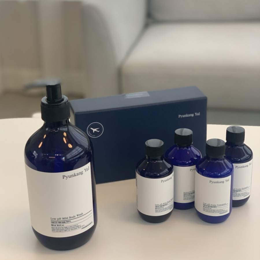 Pyunkang Yul Hair & Body Travel 4-piece Kit – дорожный набор для ухода за волосами и телом из 4 предметов, 1 комплект