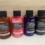 KUNDAL Travel Kit 5-piece TYPE2 White Musk Scent – дорожный набор из 5 предметов с ароматом белого мускуса, 1 комплект