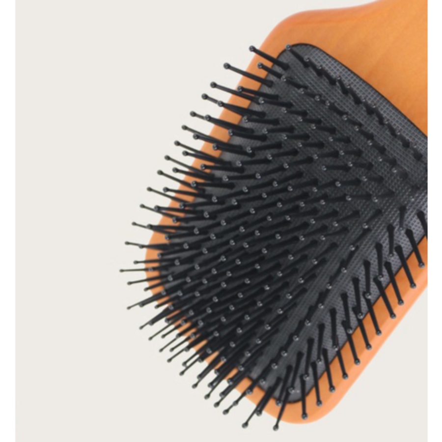 Деревянная расческа Gloss & Glow Quickstyle, коричневая, 1 шт