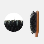 Деревянная расческа Gloss & Glow Quickstyle, коричневая, 1 шт