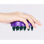 Массажная щетка для мытья головы Kundal, фиолетовая, 1 шт