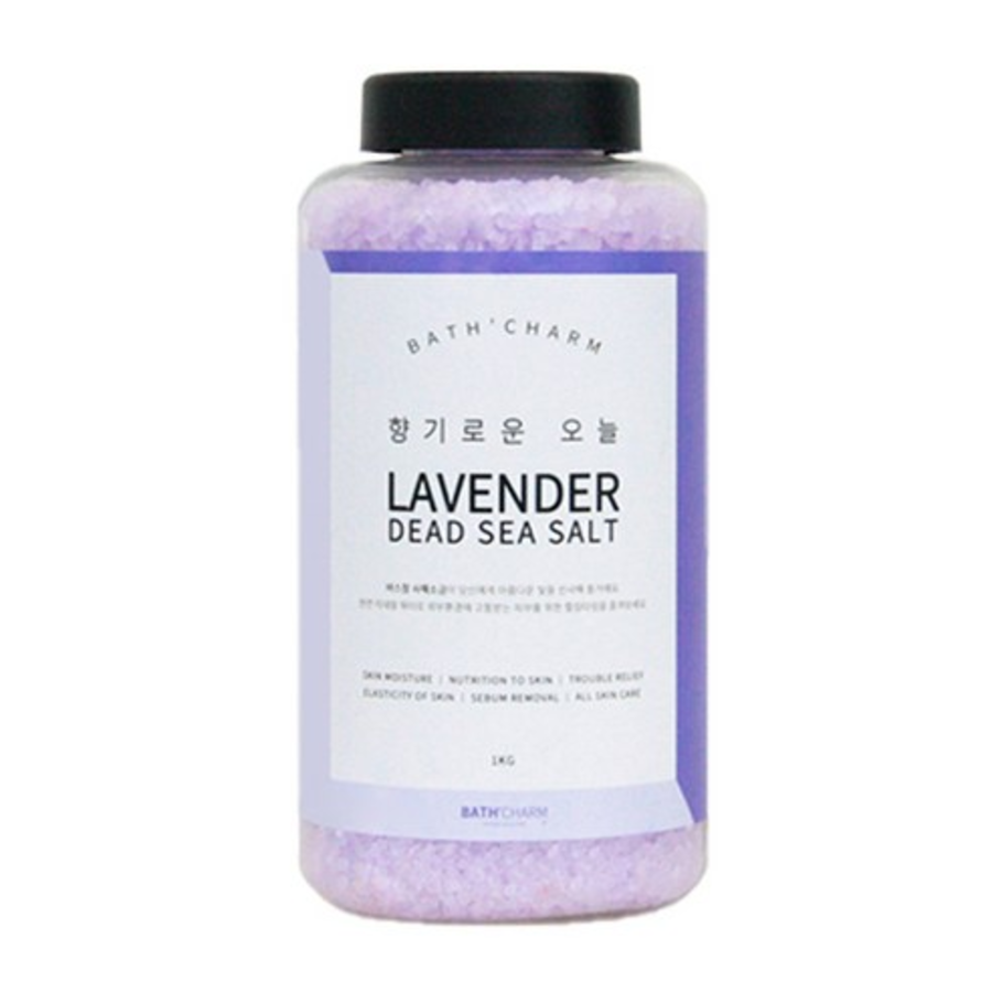 Bath Charm Dead Sea Salt Half-Body Bath Soak Lavender Scent – соль для ванны с ароматом лаванды, 1 кг, 1 шт.