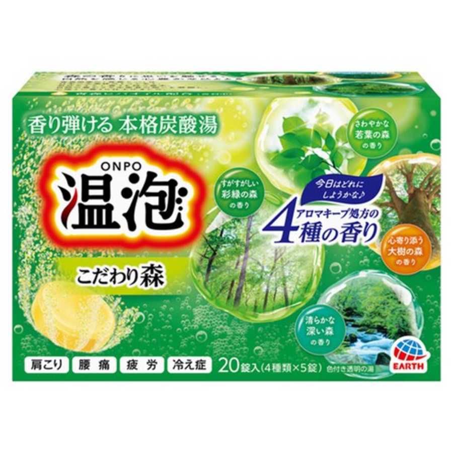 Onpo Carbonated Bath Bomb Forest Scent – шипучая бомбочка для ванны с ароматом леса