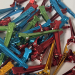 Blrul Trading Beauty Salon Pin Curl Hair Clip – клипсы для завивки волос, смешанные цвета, 1 набор