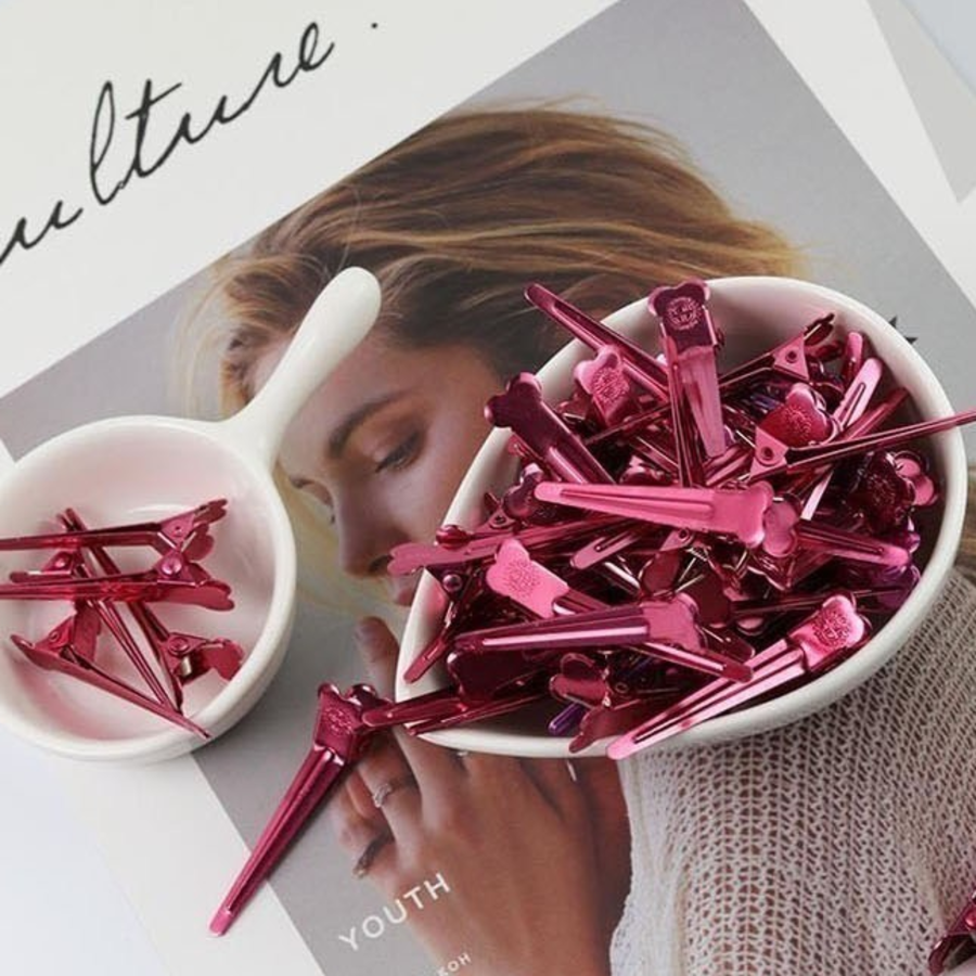 Blrul Trading Beauty Salon Pin Curl Hair Clip – клипсы для завивки волос, смешанные цвета, 1 набор