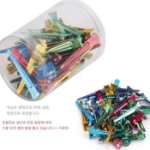 Blrul Trading Beauty Salon Pin Curl Hair Clip – клипсы для завивки волос, смешанные цвета, 1 набор