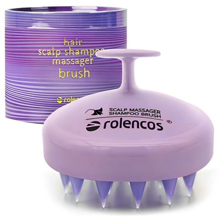 Lorencos Professional Scalp Shampoo Brush – щетка для мытья головы, фиолетовая, 1 шт.