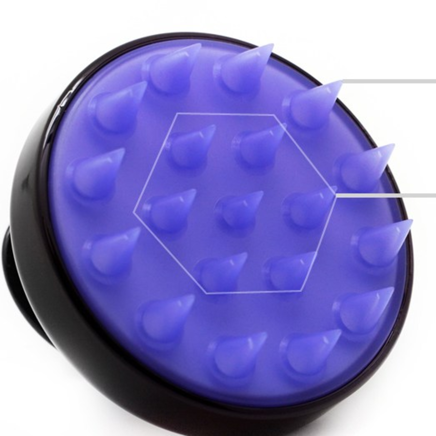 Lorencos Professional Scalp Shampoo Brush – щетка для мытья головы, фиолетовая, 1 шт.