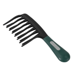 Wessen Rubber Grip Double Curve Comb Wave Perm – расческа для волос с волновой укладкой, зеленая, 1 шт.