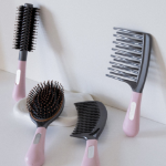 Wessen Rubber Grip Double Curve Comb Wave Perm – расческа для волос с волновой укладкой, зеленая, 1 шт.