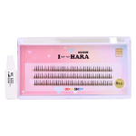 Ihara Clear A-Cut Eyelashes 8mm + Glue Set – набор накладных ресниц с клеем, черный
