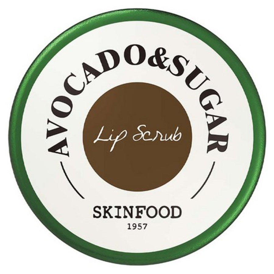 Skinfood Avocado & Sugar Lip Scrub – скраб для губ с авокадо и сахаром, 14 г