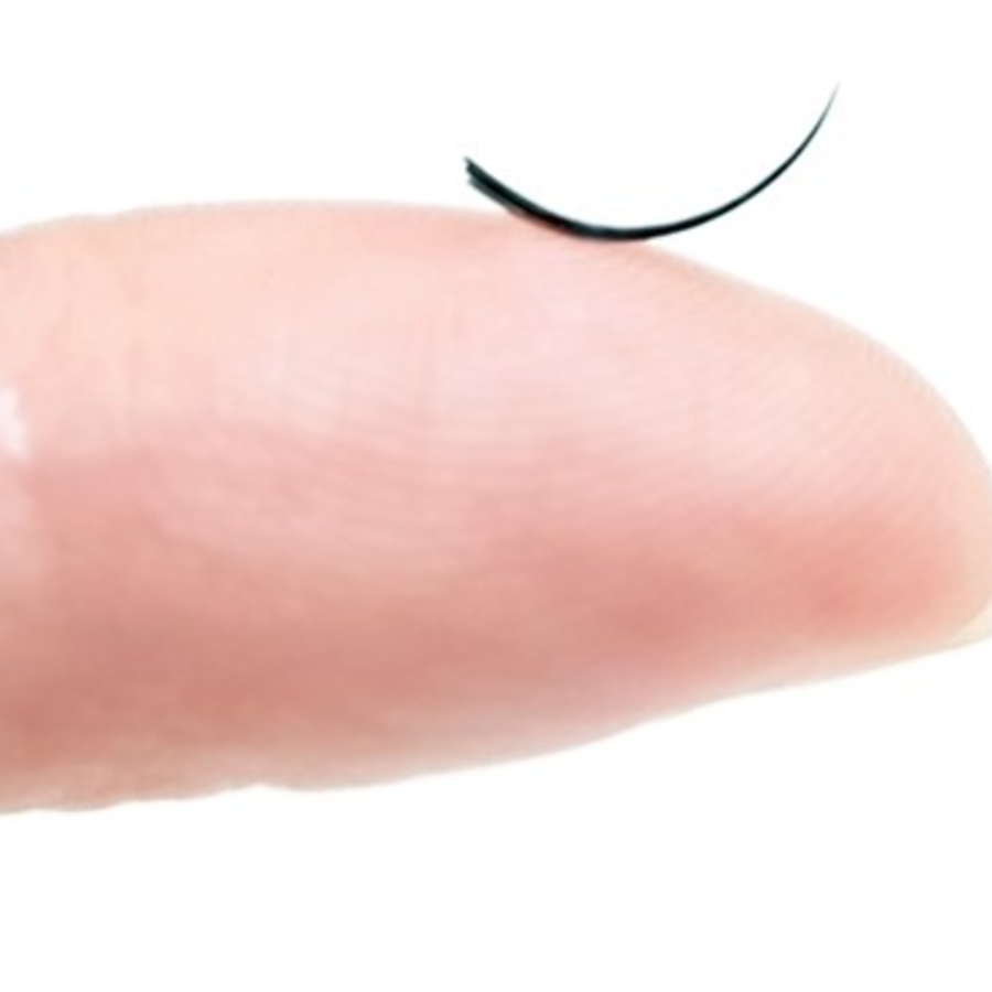 Why Chu Premium Cluster False Eyelashes – премиум накладные ресницы пучками, 10 мм, модель B-2-4, чёрные, 200 штук