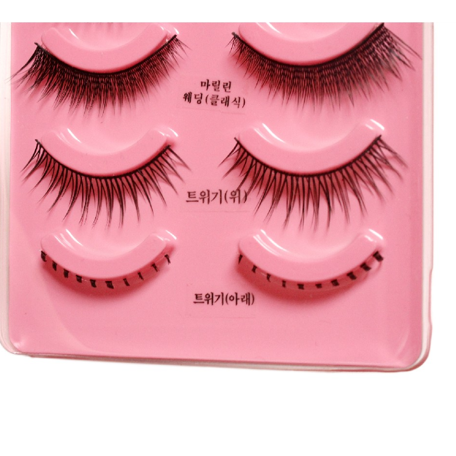 Forever J Makeup Practical National Certification Pattern False Eyelashes – набор накладных ресниц для макияжа, 10 видов