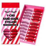 Why Chu Handmade Large Capacity False Eyelashes – накладные ресницы ручной работы, модель D-8, чёрные, набор 20 пар