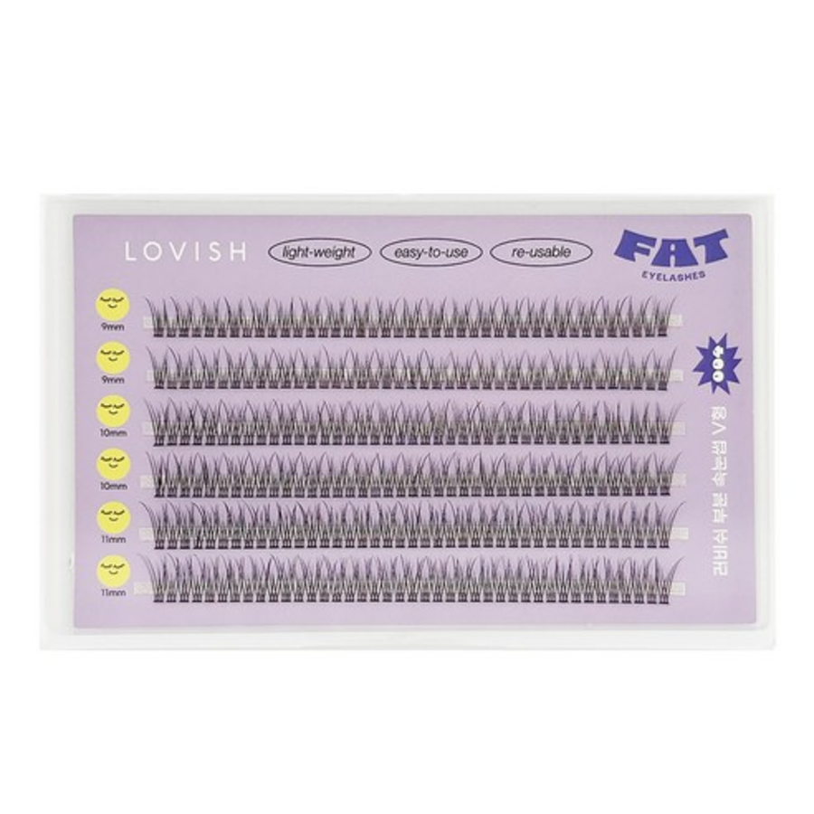 Luvish Cluster Eyelashes Set – набор накладных ресниц пучками, модель 004