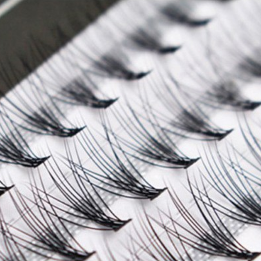 Arden Shop Season 1 Cluster False Eyelashes – накладные ресницы пучками, 12 мм, тёмно-коричневые