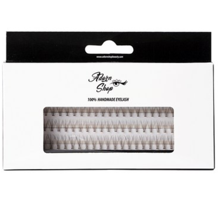 Arden Shop Season 1 Cluster False Eyelashes – накладные ресницы пучками, 12 мм, тёмно-коричневые