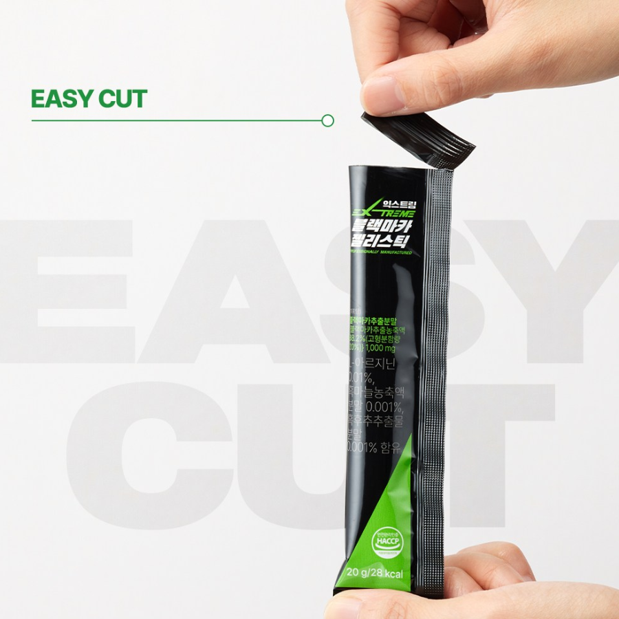 Extreme Black Maca Jelly Stick – желейная добавка с чёрной макой, 10 стиков, 200 г