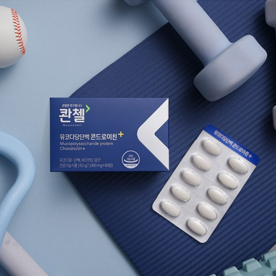 Quancell Mucopolysaccharide Chondroitin Plus – добавка с хондроитином для суставов, 60 таблеток