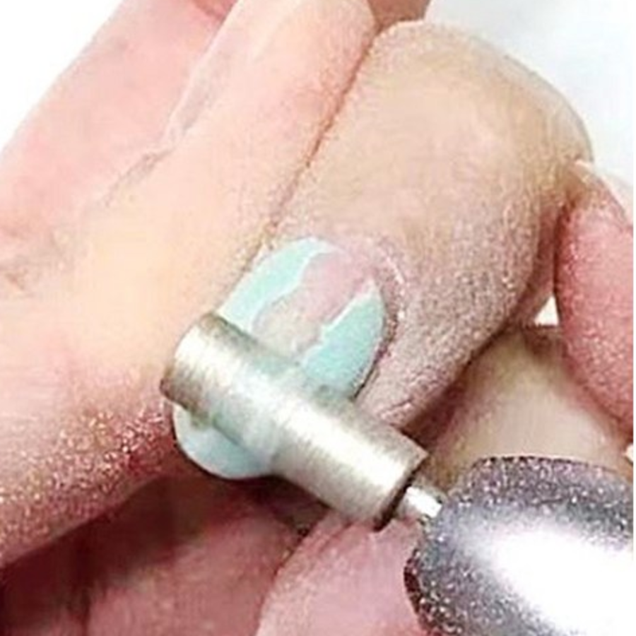 WithShan Pro Electric Nail Drill + Bit Set – профессиональный электрический маникюрный аппарат с набором бит, серебристый