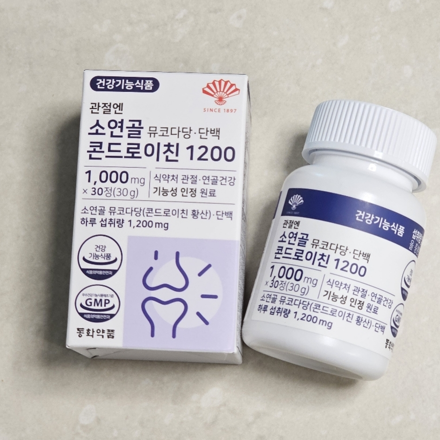 DongWha Pharm Joint Mucopolysaccharide Chondroitin 1200 – питательная добавка для суставов, 30 таблеток