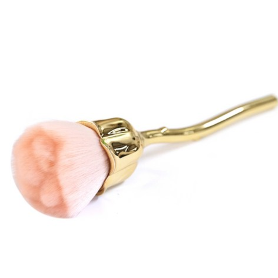 Кисточка для удаления пыли с ногтей в виде цветка