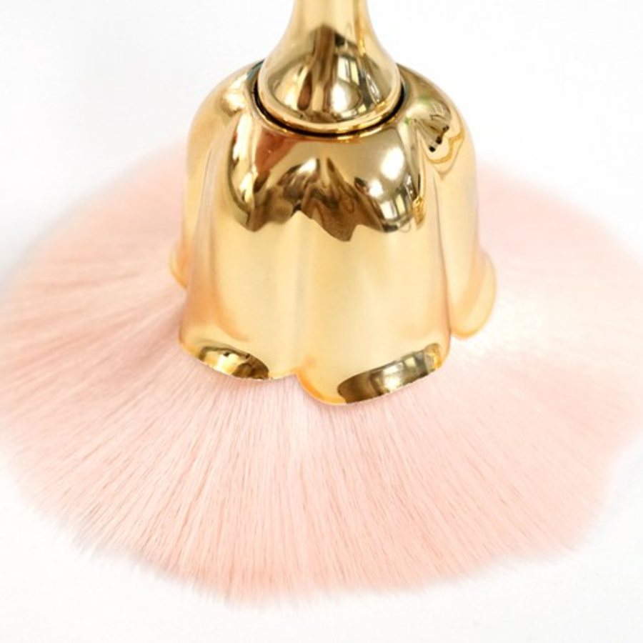 Кисточка для удаления пыли с ногтей в виде цветка