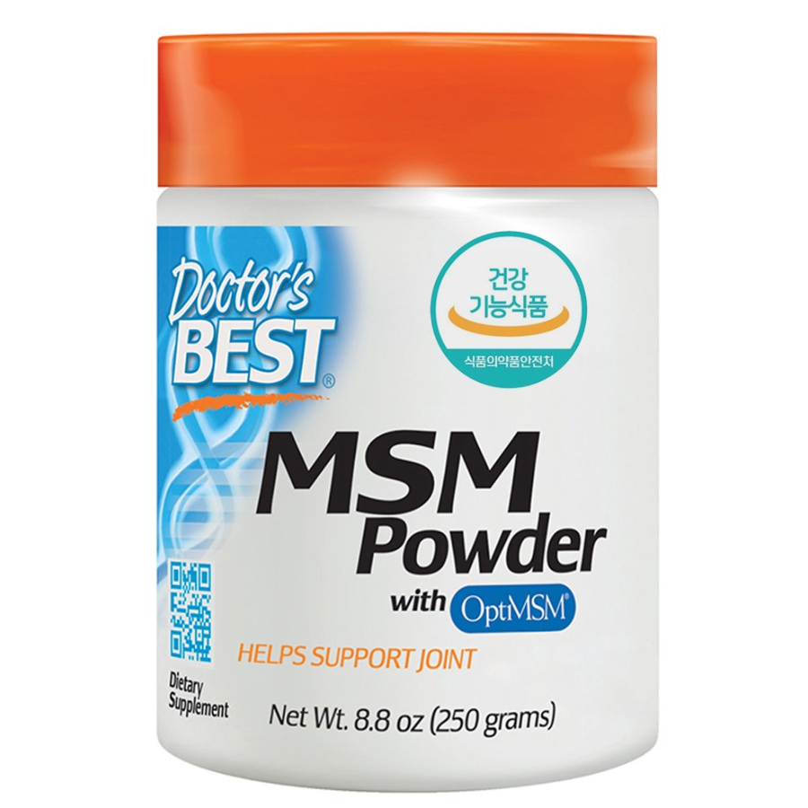 Doctor's Best MSM Powder – пищевая добавка с метилсульфонилметаном, 250 г