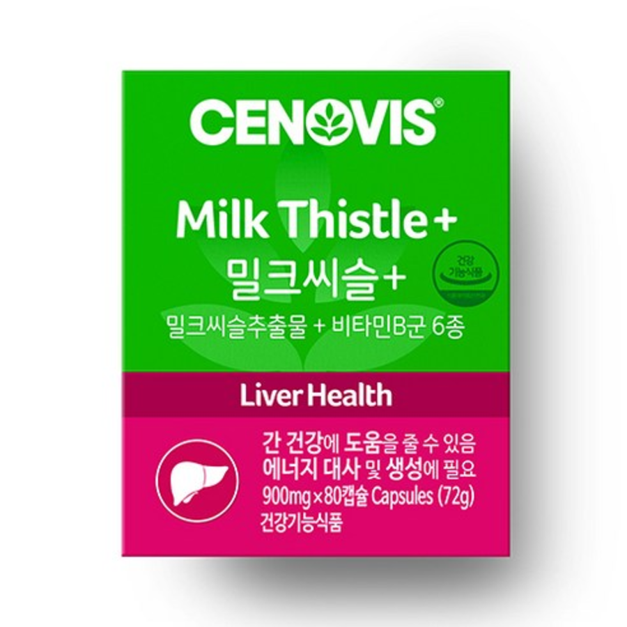 Cenovis Milk Thistle Plus – добавка для здоровья печени, 80 таблеток