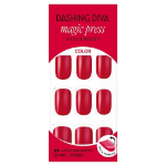 Dashing Diva Magic Press Nail Tip Set, Red Pop Regular – набор накладок для ногтей