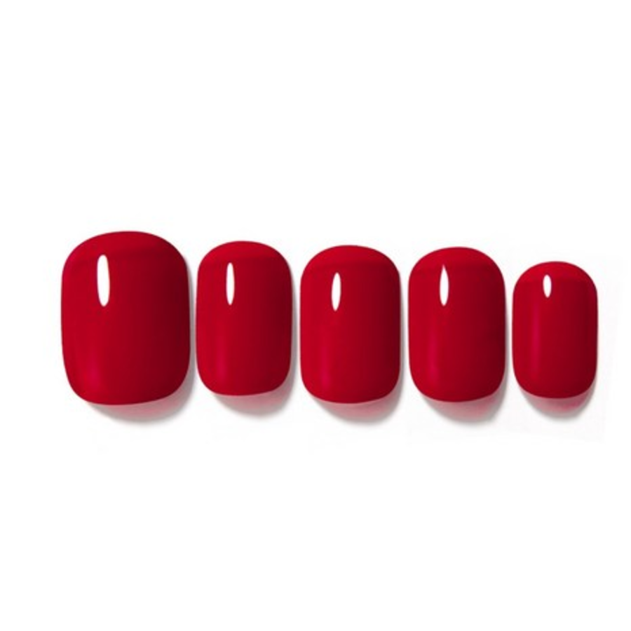 Dashing Diva Magic Press Nail Tip Set, Red Pop Regular – набор накладок для ногтей