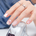 Dashing Diva Magic Press Heart Jelly Nail Tip, Pink – накладки для ногтей