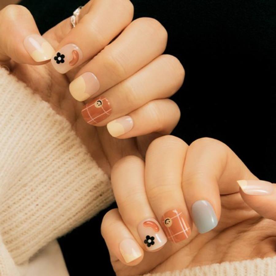 Dashing Diva Magic Press Set, Poki Poki – набор накладок для ногтей