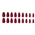 Dashing Diva Magic Press Nail Tip Coffin, Deep Burgundy – накладки для ногтей