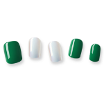Kiss New York Press & Go My Color Nail Tip, Cool Green – накладки для ногтей