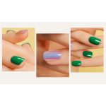 Kiss New York Press & Go My Color Nail Tip, Cool Green – накладки для ногтей