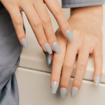 Dashing Diva Magic Press Nail Tip Set, Blue Gray – набор накладок для ногтей